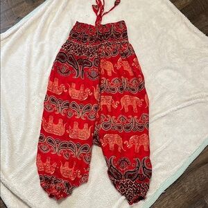 Authentic Thailand elephant Print Harem Pant